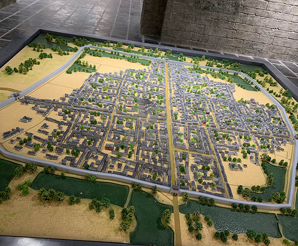 高邮市建筑模型